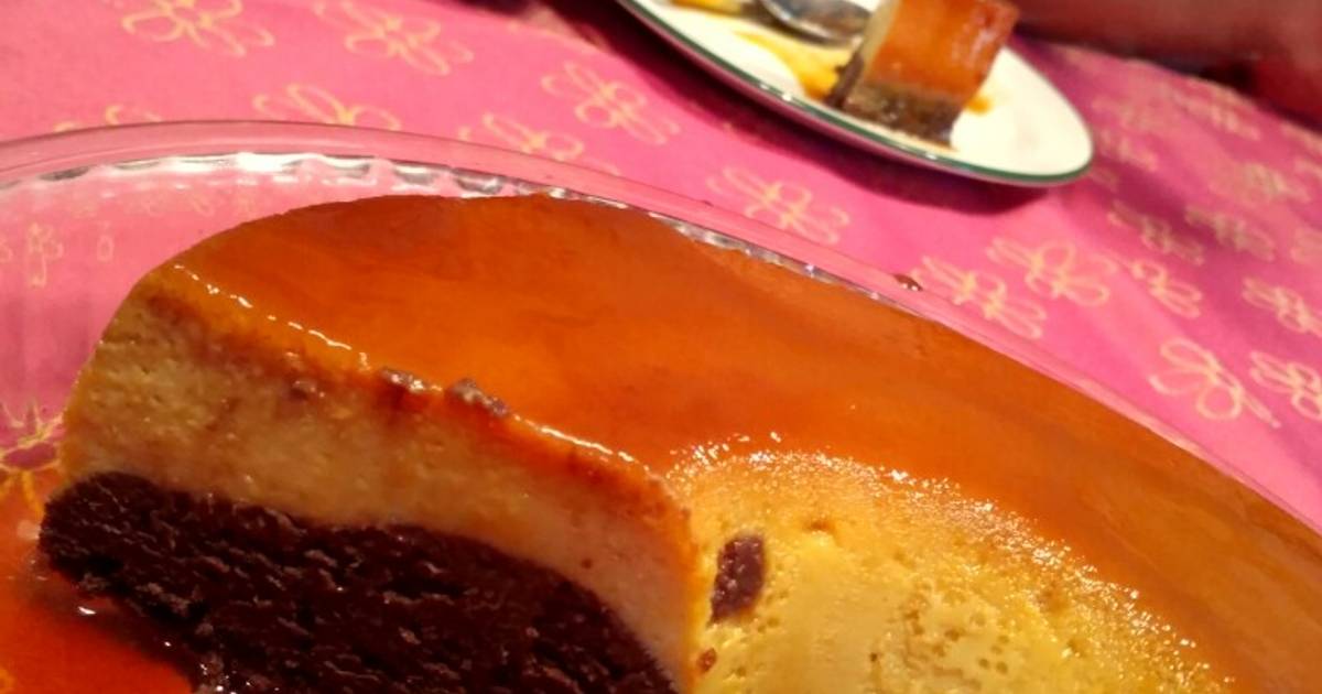 Chocoflan Torta Imposible Receta De Euge Chaparro Cookpad