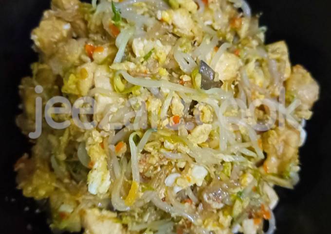 Resep Orak Arik Tauge Telur Tahu Tempe Oleh Jeezaic Cook Cookpad