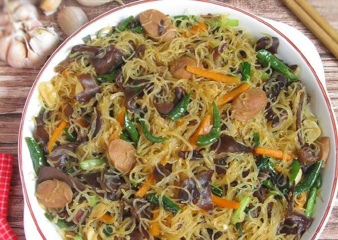 Resep Tumis Bihun Dan Jamur Kuping Oleh Merra Bawati Cookpad