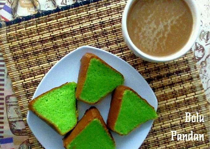 Resep Bolu Pandan Telur No Bp No Sp Oleh Ribka Arini Cookpad