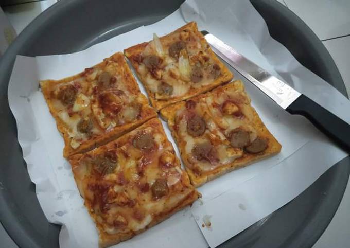 Resep Pizza Roti Tawar Teflon Oleh Intan Khatulistiwa Cookpad