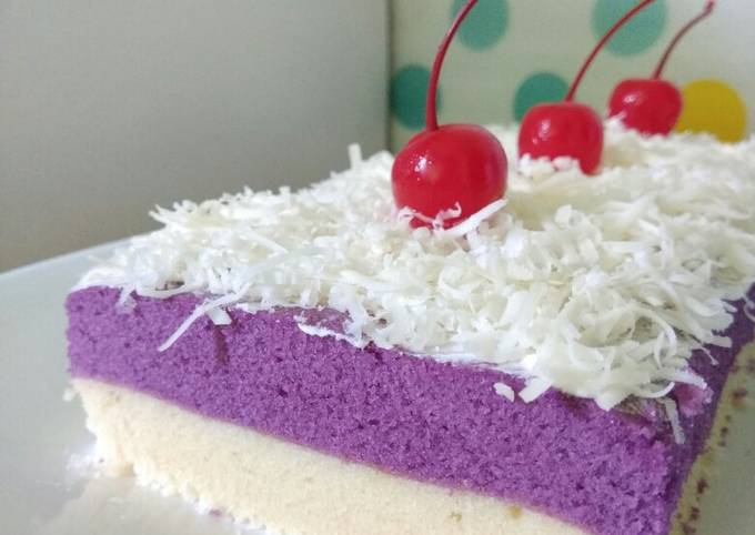 Resep Bolu Lapis Talas Kukus Irit Praktis Oleh Siti Khozanah Cookpad