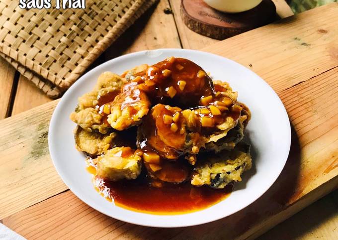 Resep Terong Krispy Saus Thai Oleh Anif Agustina Cookpad