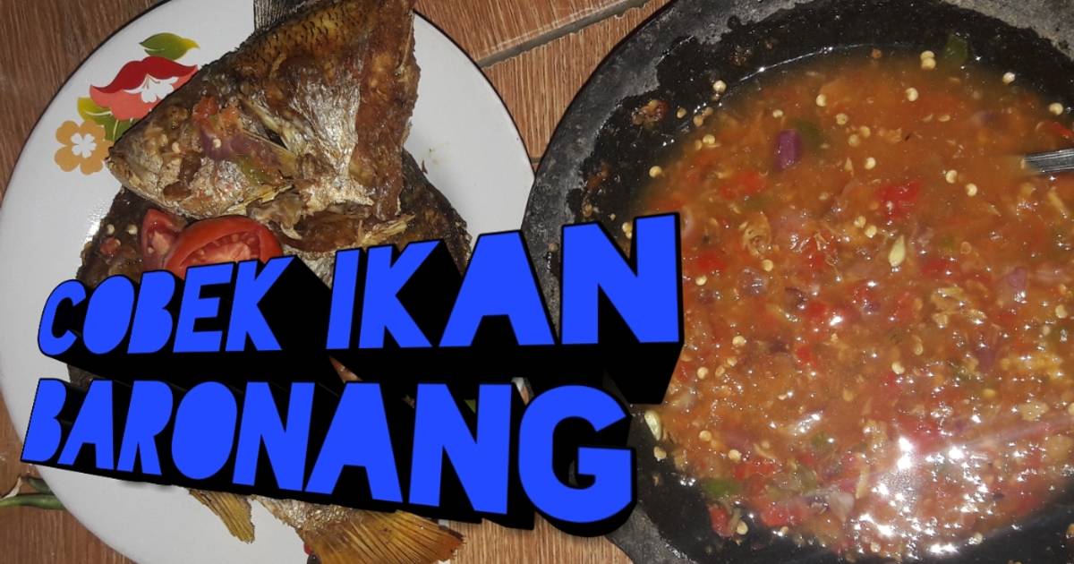 Resep Cobek Ikan Baronang Oleh Teh Ellsa Cookpad