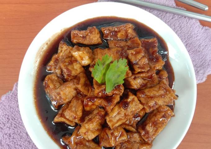 Resep Tumis Tahu Saus Lada Hitam Oleh Siti Ramlah Cookpad