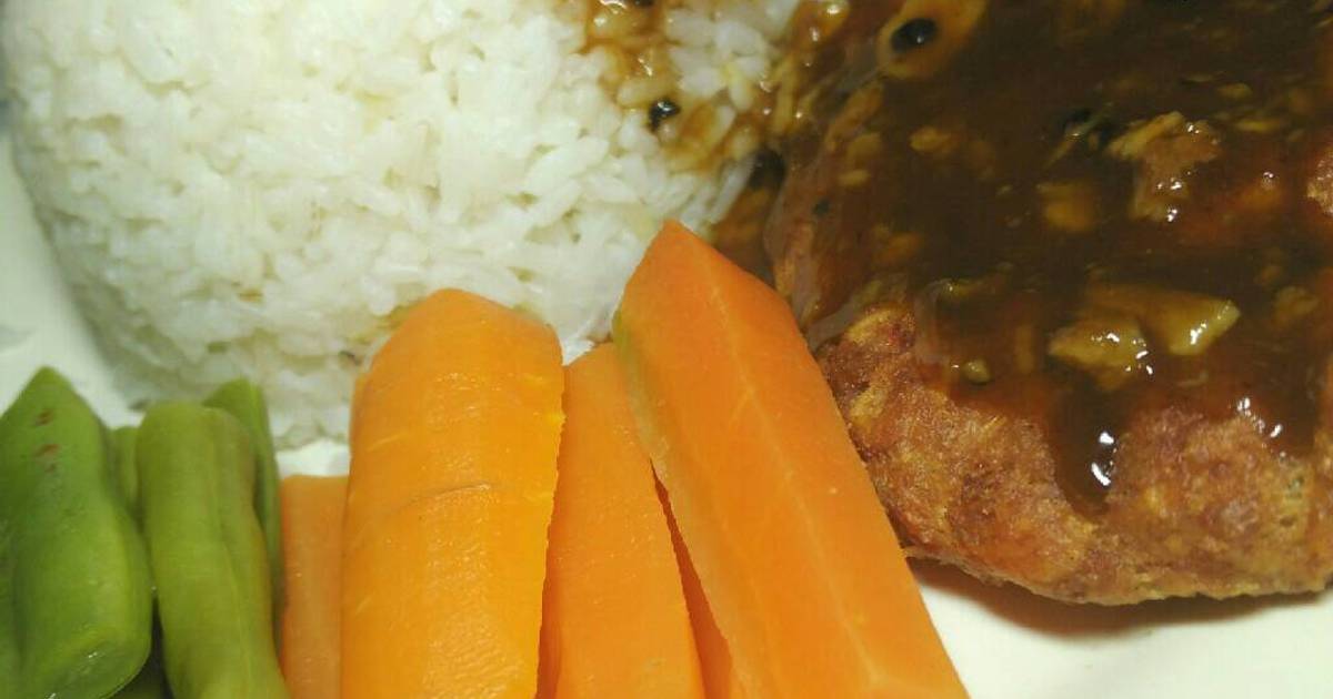 Resep Steak Tempe Cornet Saus Lada Hitam Saori Oleh Evie Ratna Cookpad