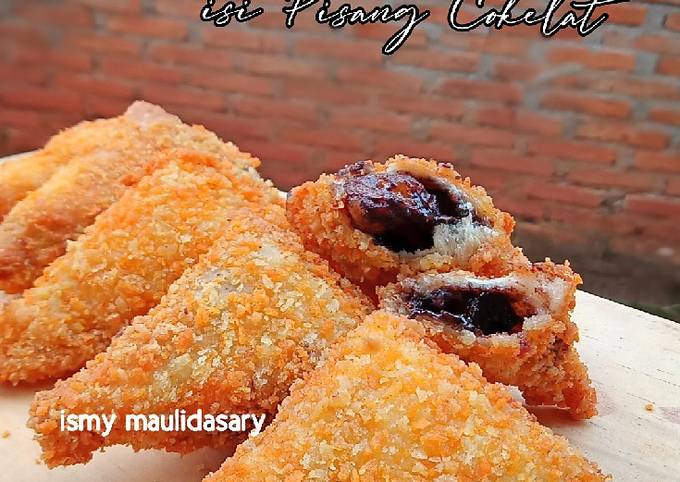 Resep Roti Tawar Krispy Isi Pisang Cokelat Oleh Ismy Maulidasary Cookpad