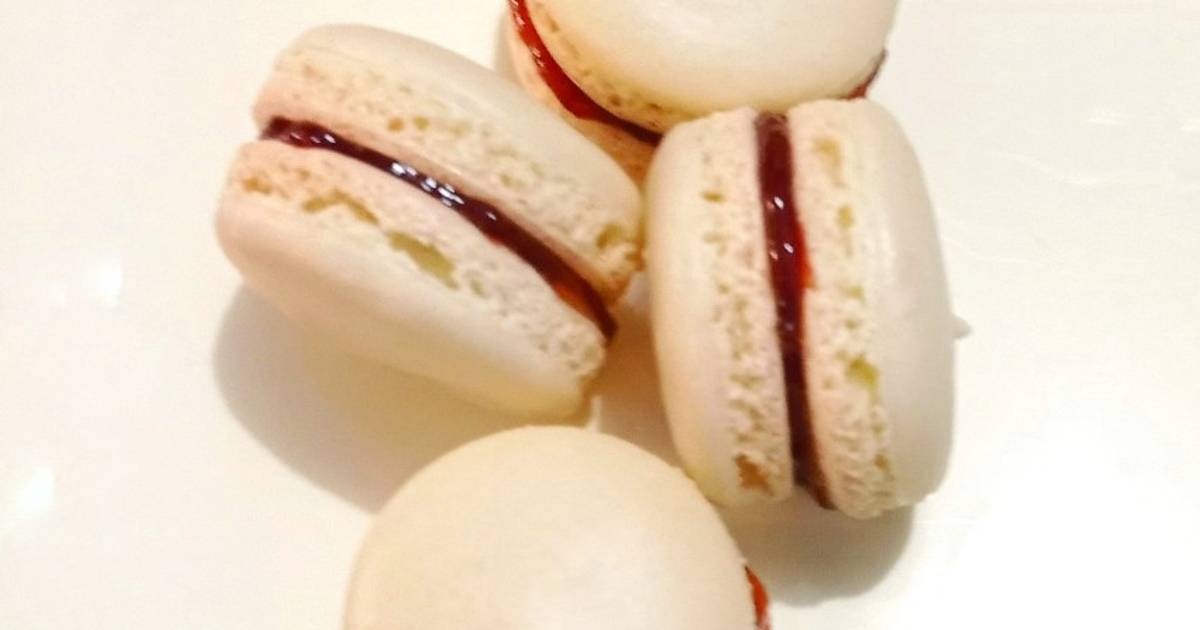 Resep Macaron Dengan Metode Swiss Meringue Memakai Tepung Terigu Oleh