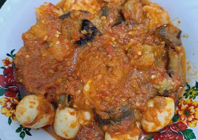 Resep Balado Terong Udang Telur Puyuh Oleh Dwi Wida Cookpad