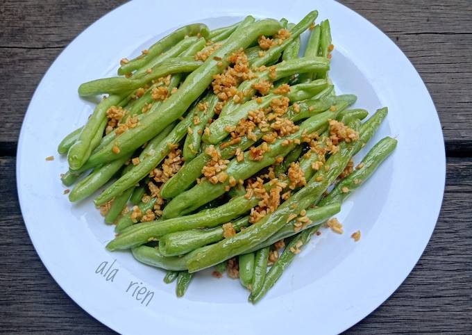 Resep Garlic Green Beans Tumis Buncis Bawang Putih Oleh Ririn