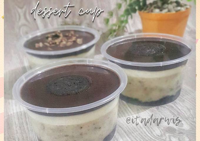 Resep Oreo And Cheese Dessert Cup Oleh Ita Darwis Cookpad