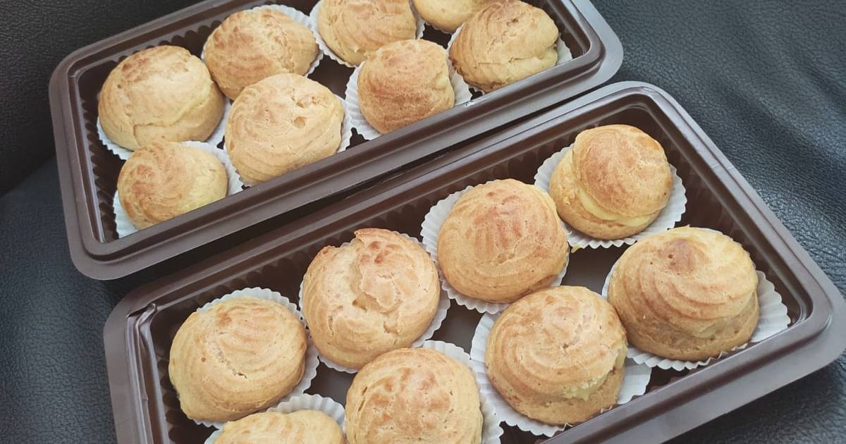 Resep Kue Soes Vla Durian Oleh Muchliyanty Asril Cookpad