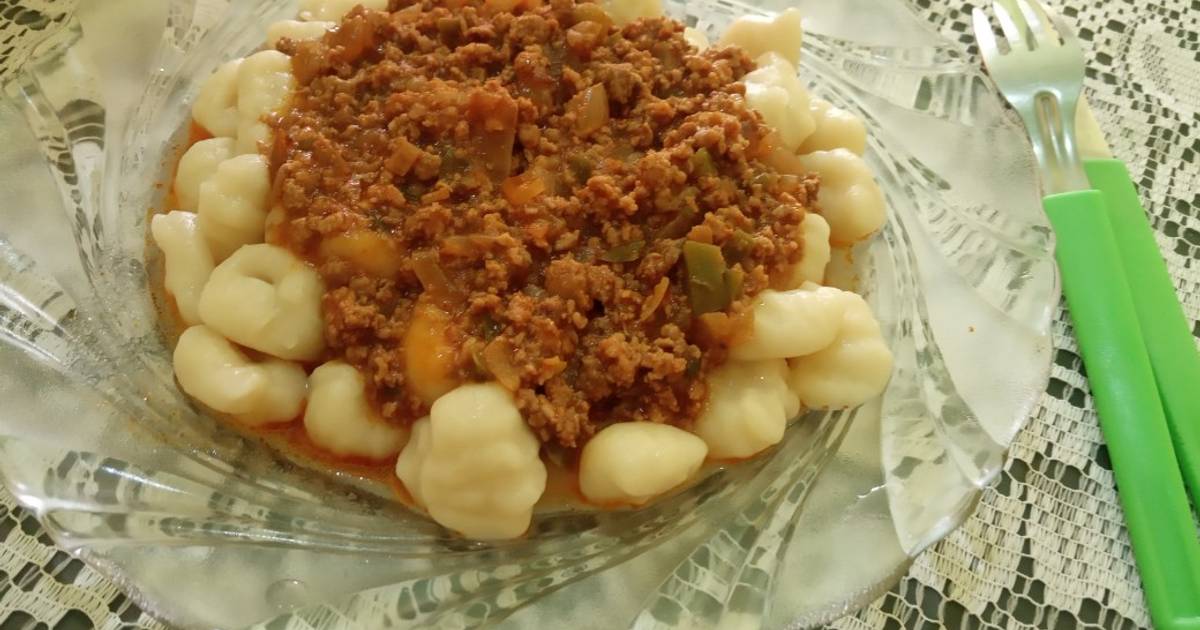 Oquis De Harina Con Salsa Tipo Bolognesa Receta De Melina Hern Ndez