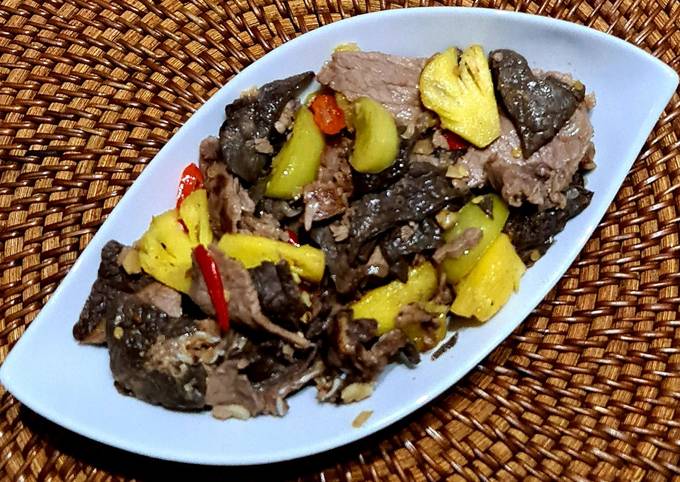 Resep CAH DAGING PARU MASAK NANAS Oleh NingSaras Cookpad