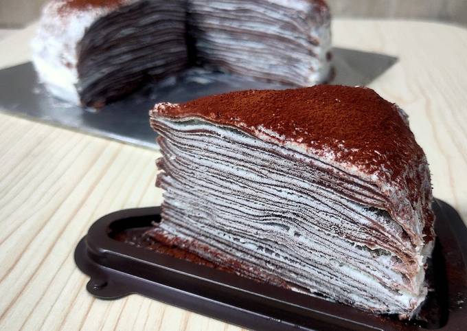 Resep Milecrepe Coklat Oleh Alinett Cooknfood Cookpad