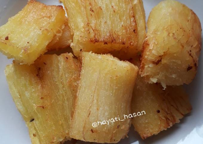 Resep Singkong Goreng Ennak Dan Empuk Oleh Hayati Hasan Cookpad