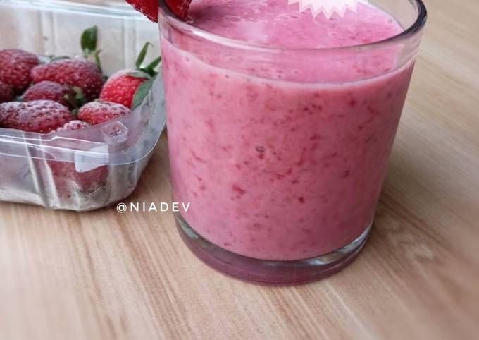 Resep Strawberry Milk Oleh Nia Devi Cookpad