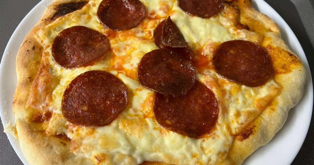 Házi pizza 1 főre airfryer ben Radnarock alias Krisz receptje