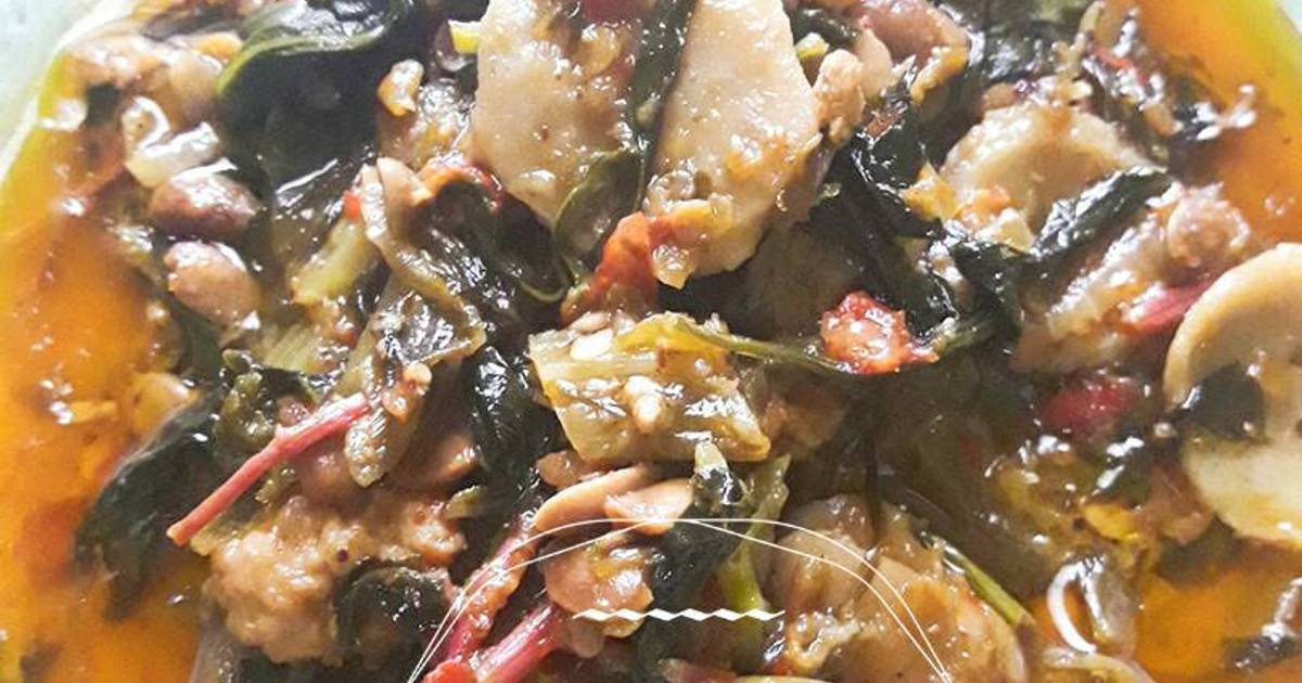 Resep Tumis Daun Ginseng Sawi Asin Oleh Sheila Cookpad