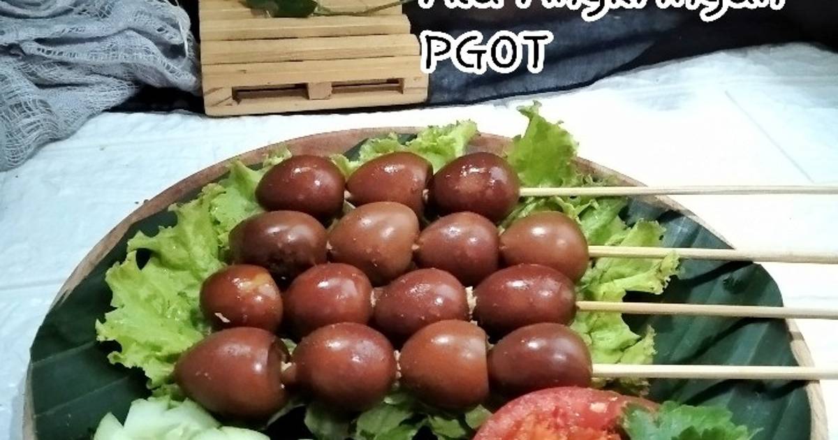 Resep Sate Telur Puyuh Ala Angkringan PGOT Oleh Ati Dewanthi Cookpad