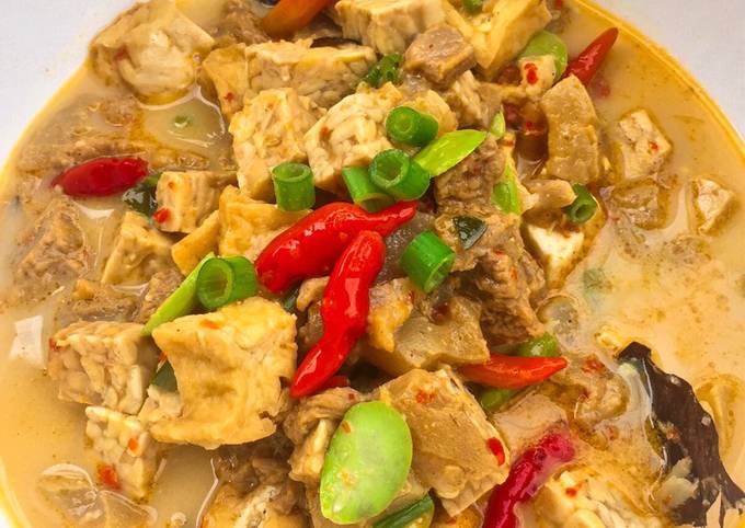 Resep Sayur Lodeh Jangan Lombok Cingur Pete Tempe Tahu Oleh Fidela