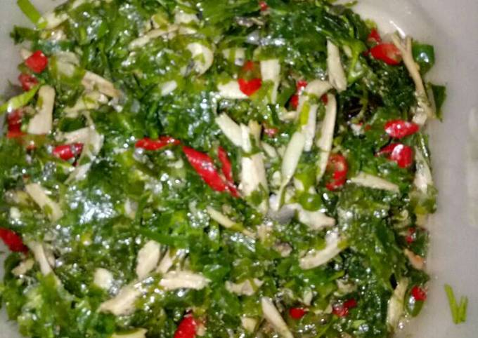 Resep Oseng Daun Melinjo Teri Oleh Ayu Wulandari Cookpad