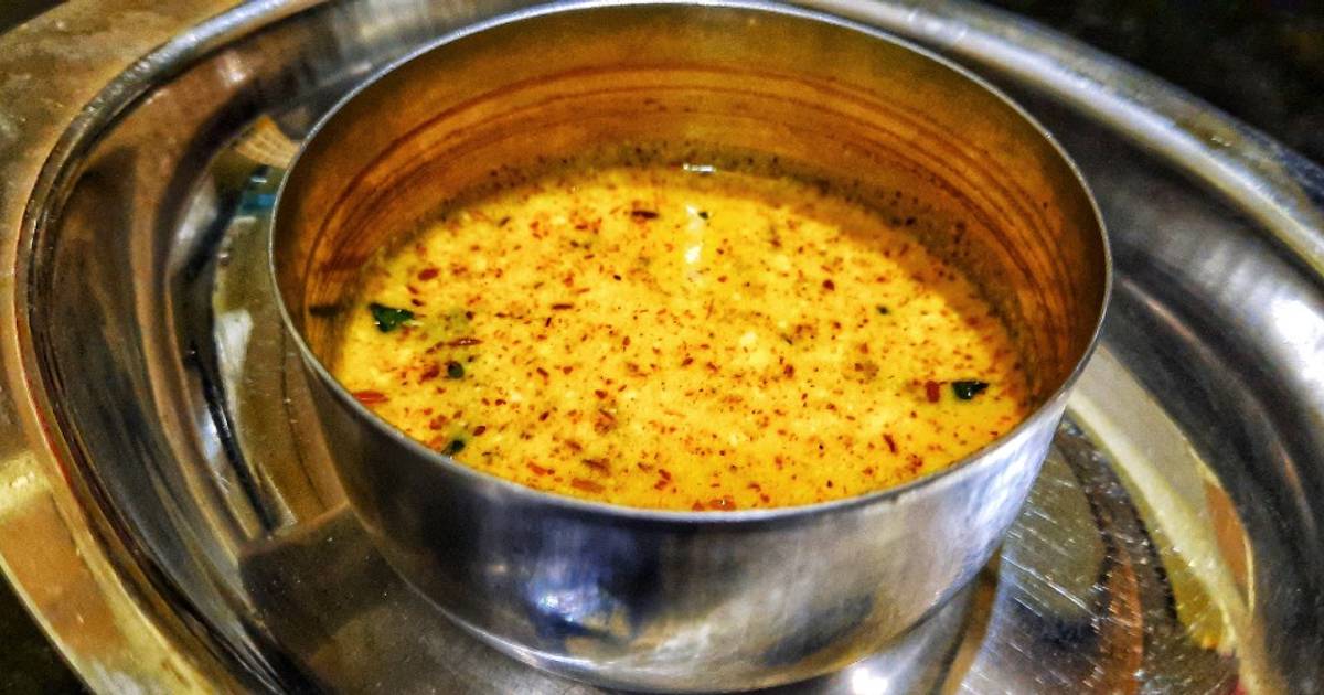 Summer Special Cumin Buttermilk Curry Majjige Huli Udupi Style