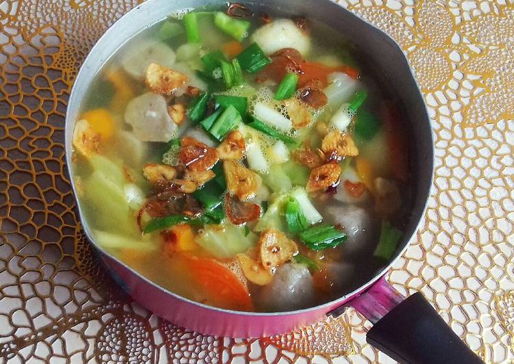 Resep Sop Bakso Telor Puyuh Oleh Sheevrina Cookpad