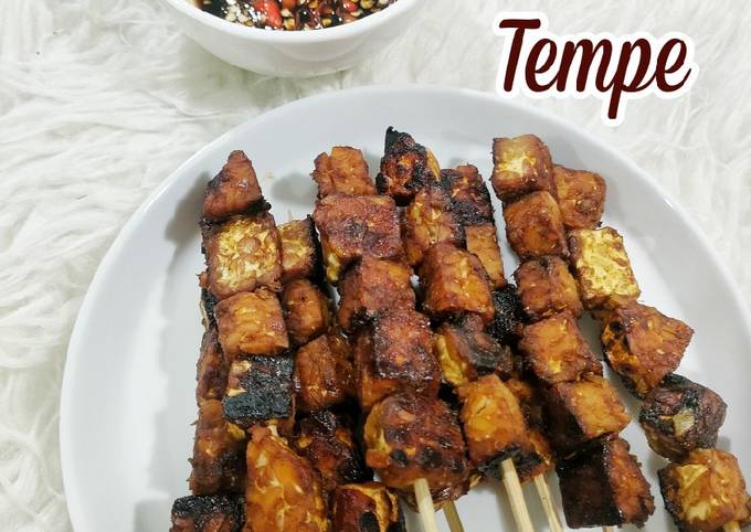 Resep Sate Tempe Enak Dan Praktis Oleh Maya Damamain Cookpad