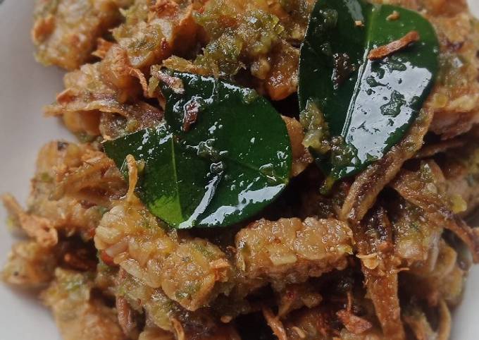 Resep Tempe Teri Sambal Ijo Oleh Dessy Fitria Hermawan Cookpad