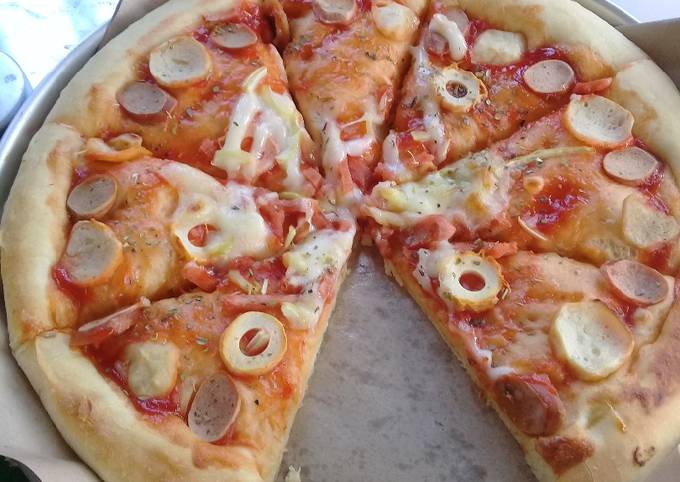 Resep Pizza Mozarella Oleh Setia Ningrum Cookpad