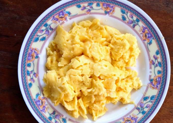 Resep Creamy Scramble Egg Oleh Muhammad Daffa B Cookpad