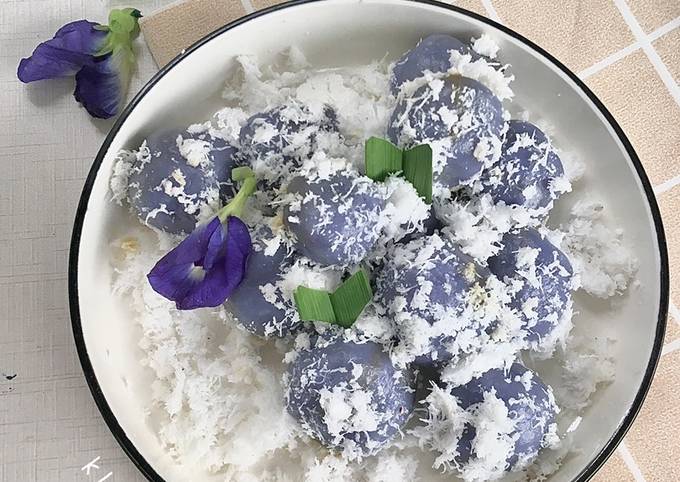 Resep Klepon Bunga Telang Oleh Hesti Pratiwi Cookpad