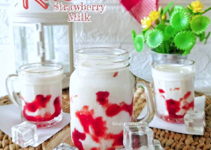 Resep Korean Strawberry Milk Oleh Bunda Ela Cookpad