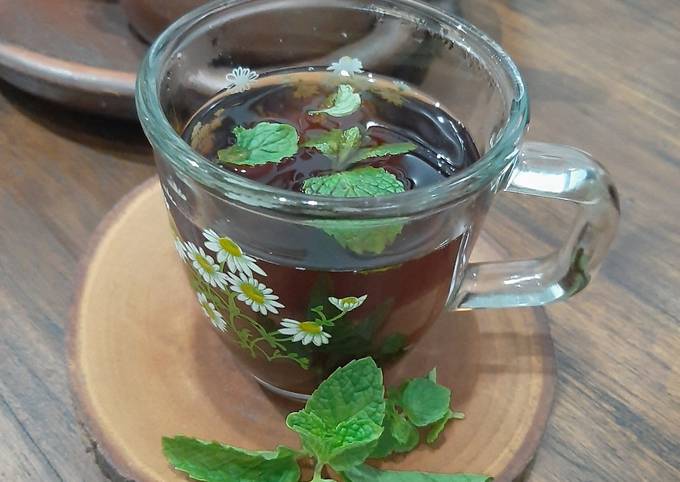 Resep Teh Daun Mint Oleh Alifah Lestari Cookpad