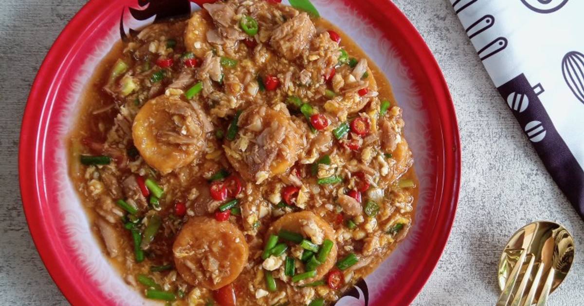 Resep Tuna Tofu Telur Saos Tiram Oleh Rany Trisuci Cookpad