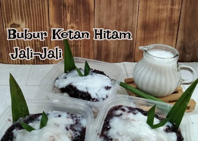 Resep Bubur Ketan Hitam Jali Jali Oleh Ati Dewanthi Cookpad