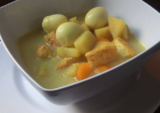 Resep Lodeh Kuning Tahu Telur Puyuh Oleh Erni Dwip Cookpad