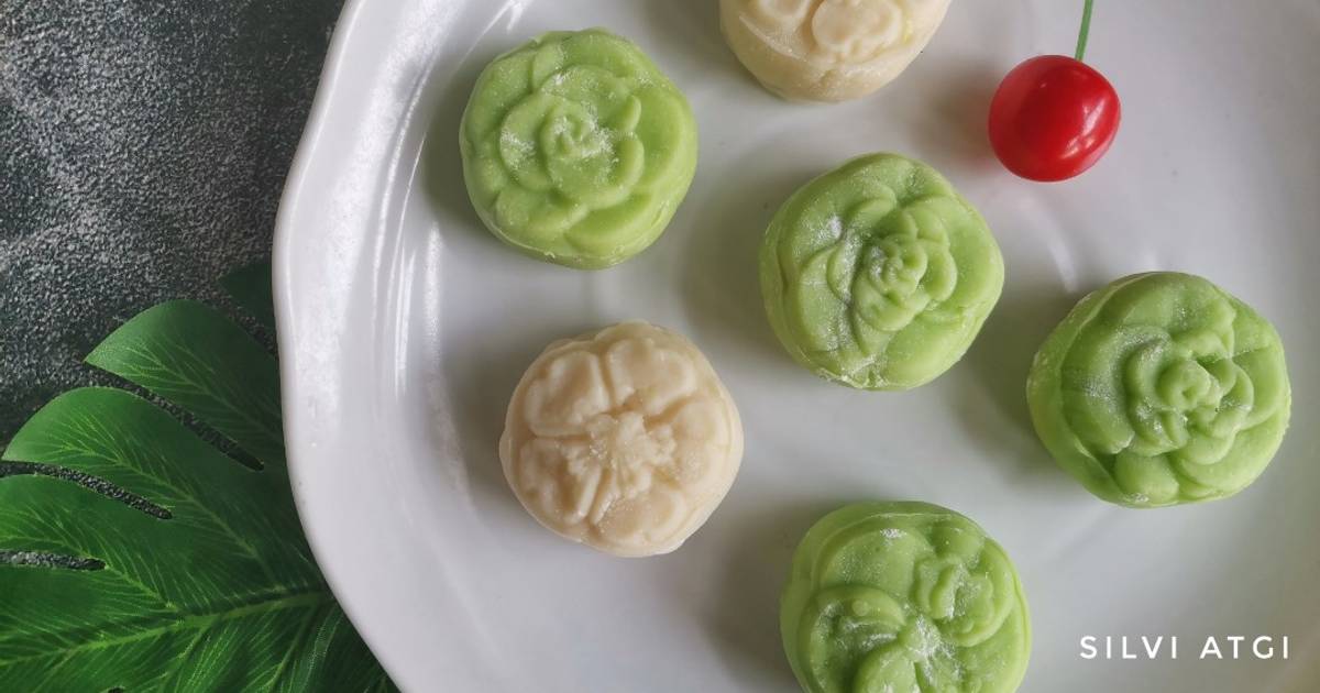 Resep Snow Skin Mooncake Isi Kacang Hijau Oleh Silvi Atgi Septina Cookpad