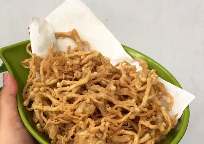 Resep Jamur Enoki Goreng Tepung Oleh Sarasyayas Cookpad