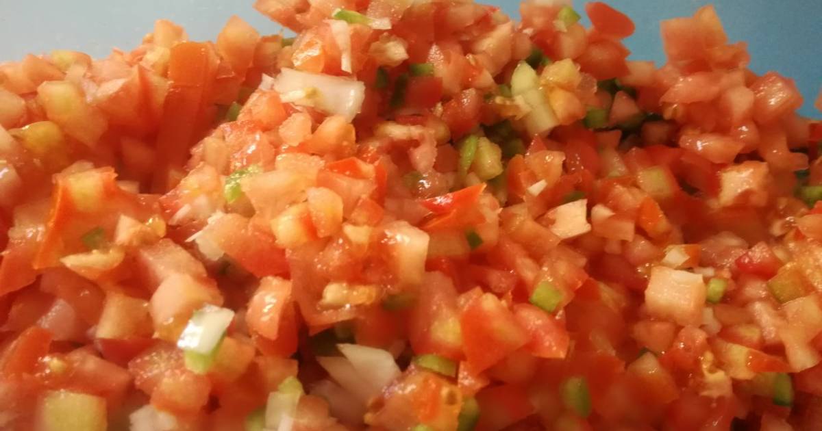 Salsa Criolla Para El Chorip N Receta De Mariela Leone Cookpad