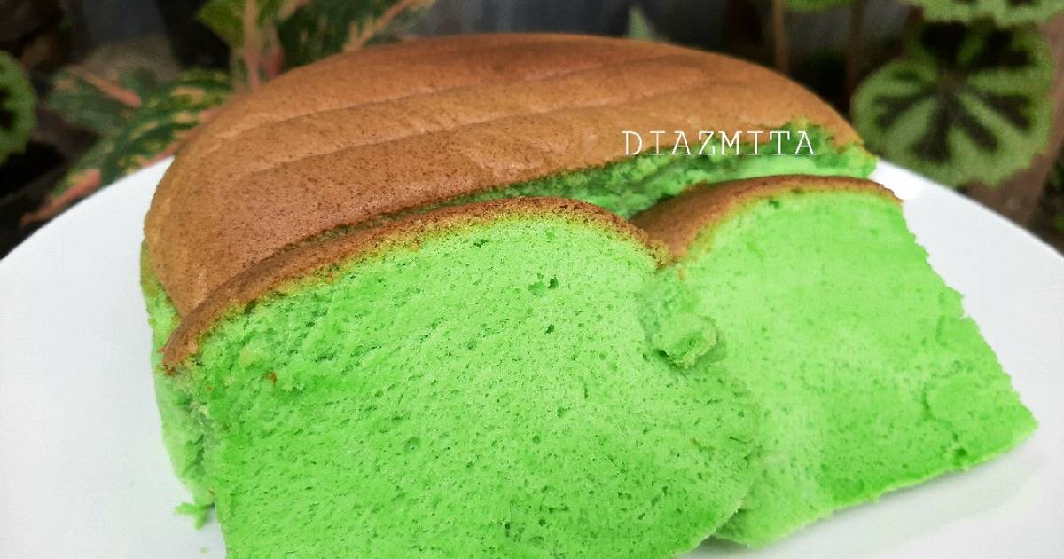 Resep Pandan Ogura Cake Oleh Daily For Kitchen Cookpad