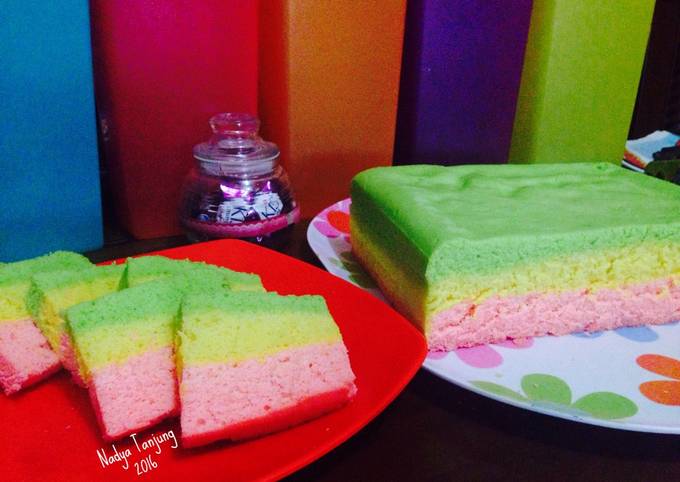 Resep Bolu Kukus Pelangi Oleh Nadya Tanjung Cookpad