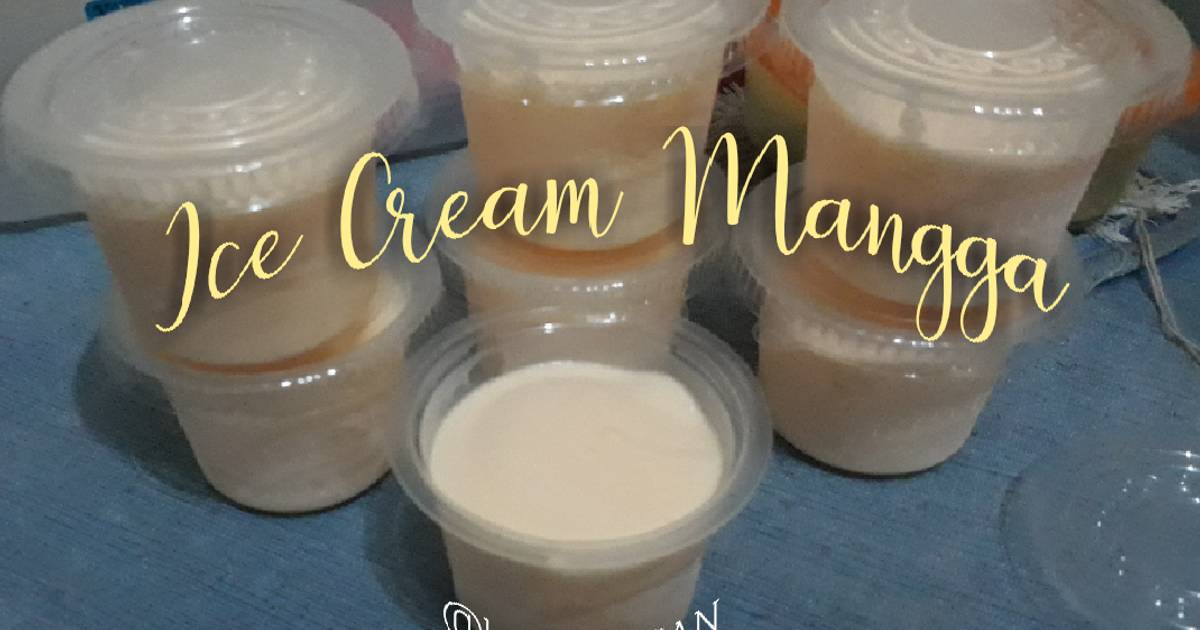 Resep Es Krim Mangga Dancow Enak Dan Mudah Cookpad