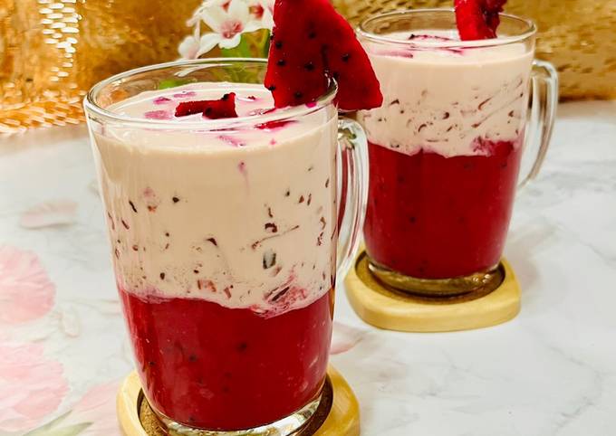 Resep Dragon Fruit Mango Sago Buah Naga Mangga Pacar Cina Oleh