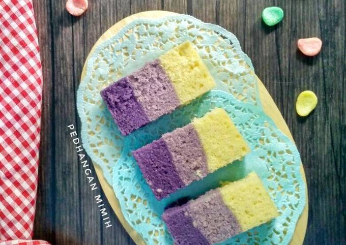 Resep Bolu Kukus Lapis Taro Oleh Pedhangan Mimih Cookpad