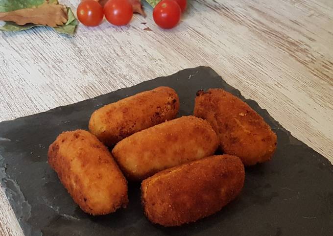 Croquetas De Calabaza Asada Y Queso Feta Receta De Aida Cocina Cookpad