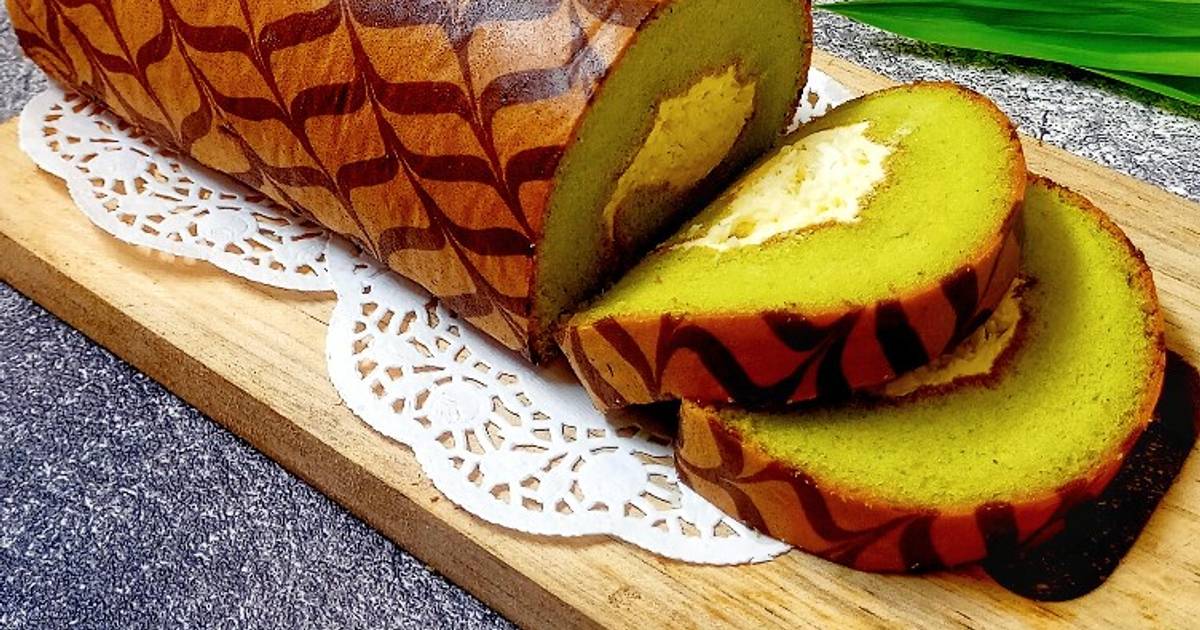 Resep Bolu Gulung Pandan Oleh Via Vie Dapur Bunda Cookpad