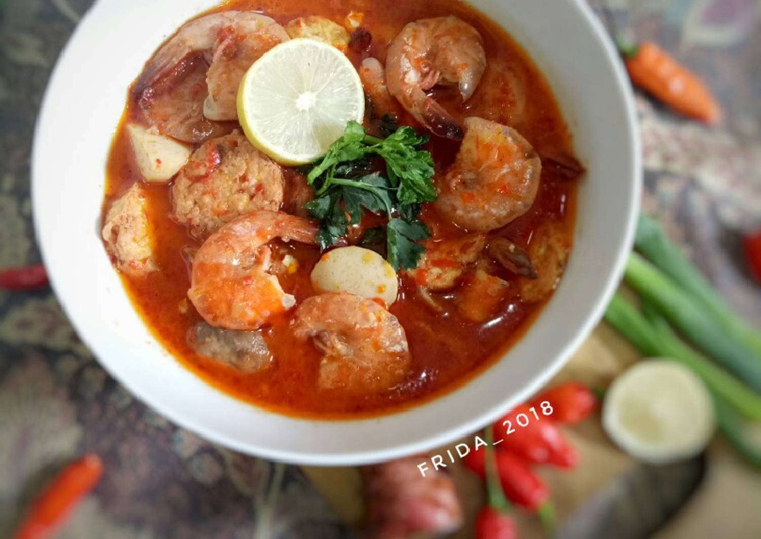 Resep Tomyam Udang Oleh Fridanela Adela Silaban Cookpad