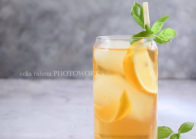 Resep Es Teh Lemon Sereh Oleh Ecka Rahma Cookpad